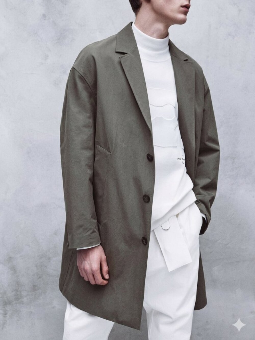 NWOT - Zara Man Trench Coat Size M